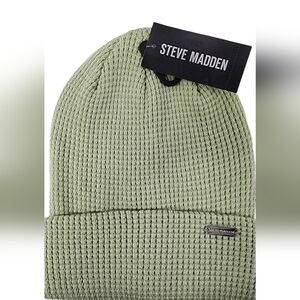 Steve Madden's Waffle Knit Mint green Beanie